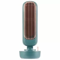 Αίολος O'LOGION Ventilateur De Table Et Sur Pied Avec Humidificateur Intégré, Vert Foncé - Ventilateurs