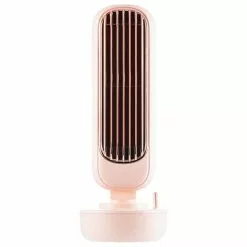 Αίολος O'LOGION Ventilateur De Table Et Sur Pied Avec Humidificateur Intégré, Saumon - Ventilateurs