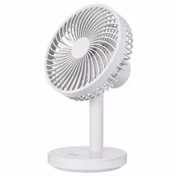 Αίολος HEDEUN USB-Ventilateur De Table, Alimenté Par Batterie, Blanc - Ventilateurs