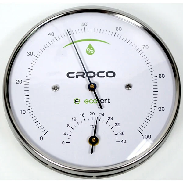 Ecofort Croco Thermo-Hygrometer - Accessoires Chauffage ⋅ Aération ⋅ Climatisation 1 Ecofort Croco Thermo-Hygrometer - Accessoires Chauffage ⋅ Aération ⋅ Climatisation